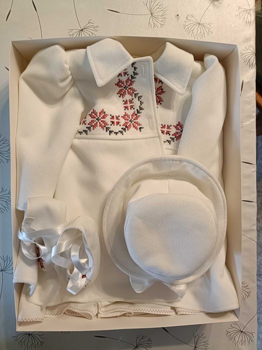 Rochiță și Palton set , 68 cm, fetita