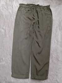 Pantaloni damă, verde-tutun, H&M, mărimea 44