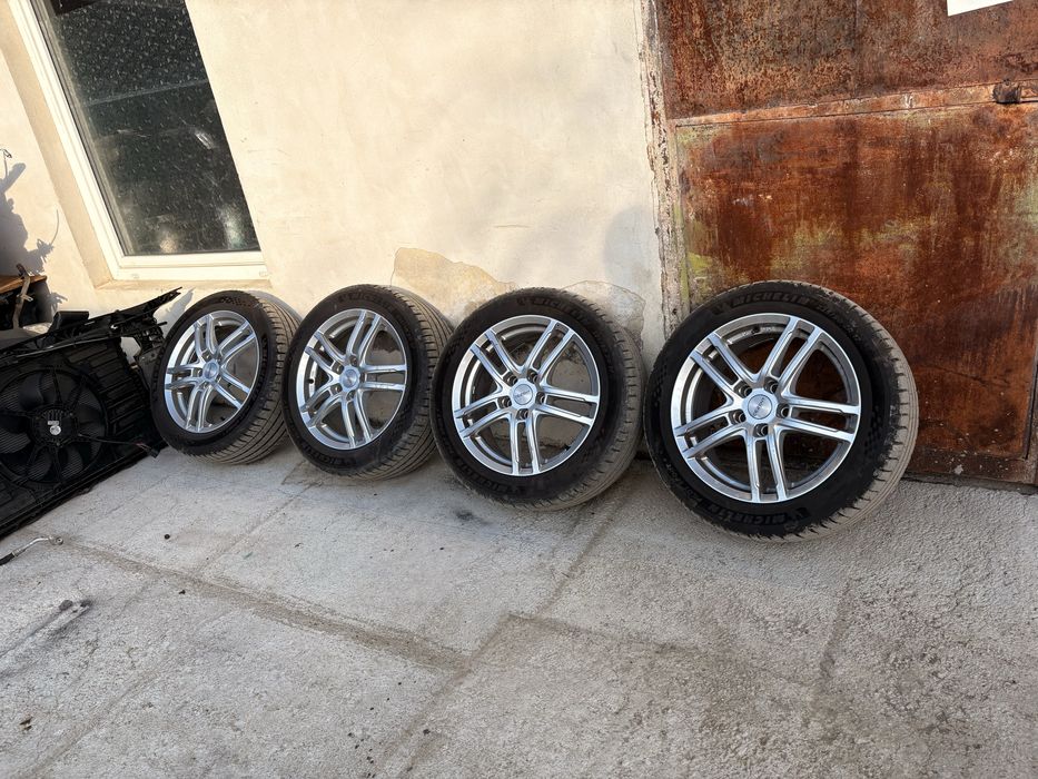 Vand jante plus anvelope 5x112  225/50/ZR17