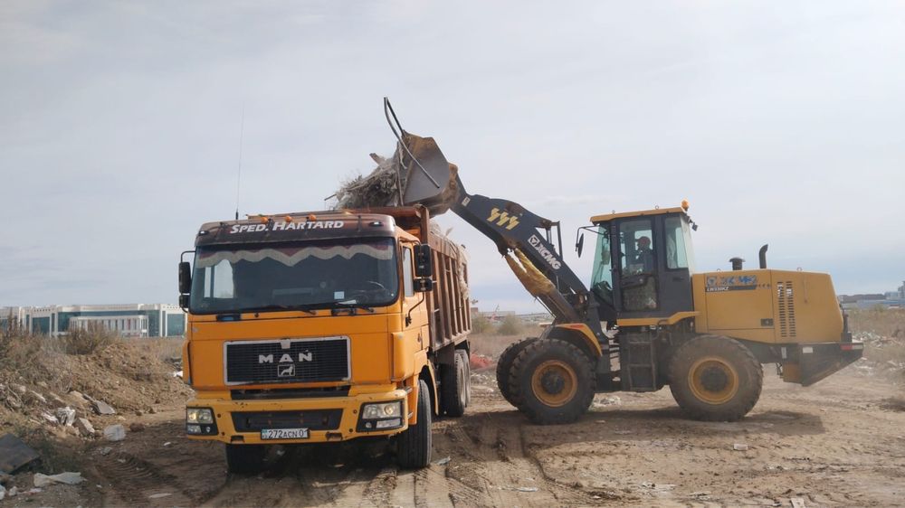 Услуги самосвала вывоз снега мусора