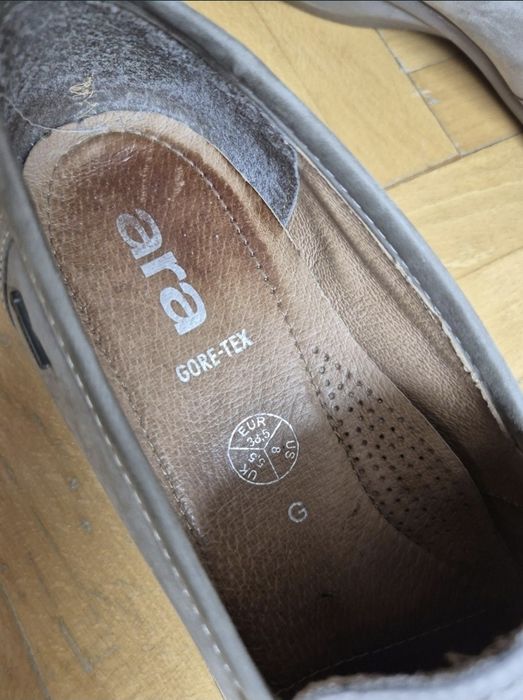 Mocasini Slip-On, Ara, Piele naturală cu Gore-Tex - 38,5