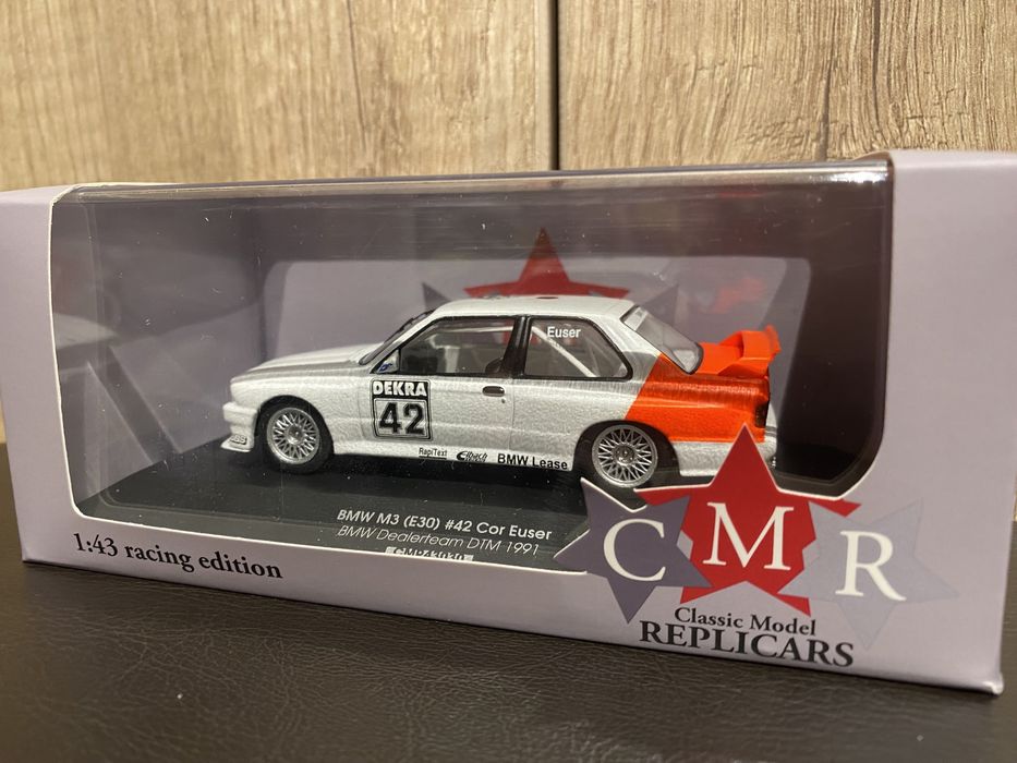 CMR BMW M3 E30 machetă auto de colectie scara 1:43