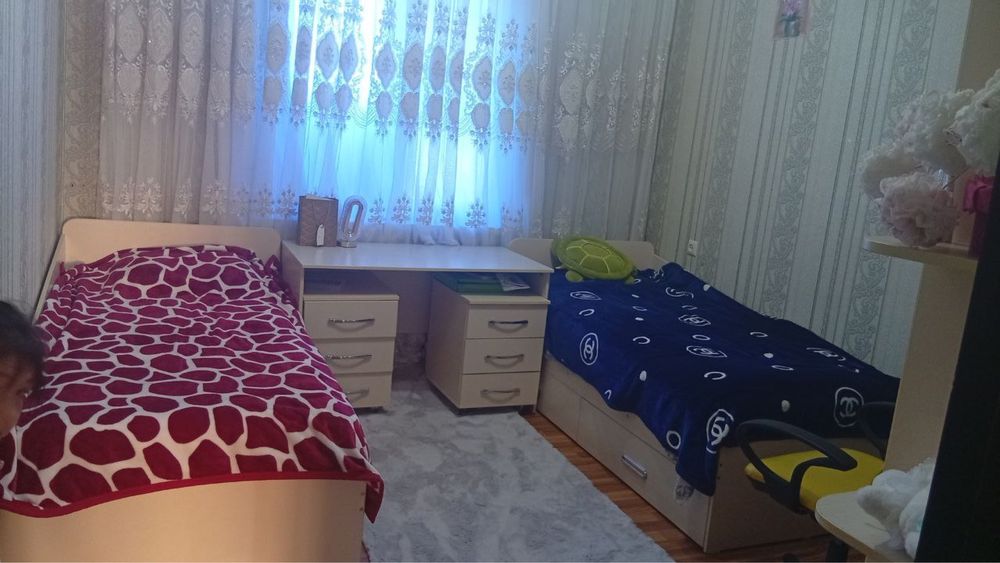 Sergeli 4 32 5-etaj 3 xona 4 xona qlingan kvartira