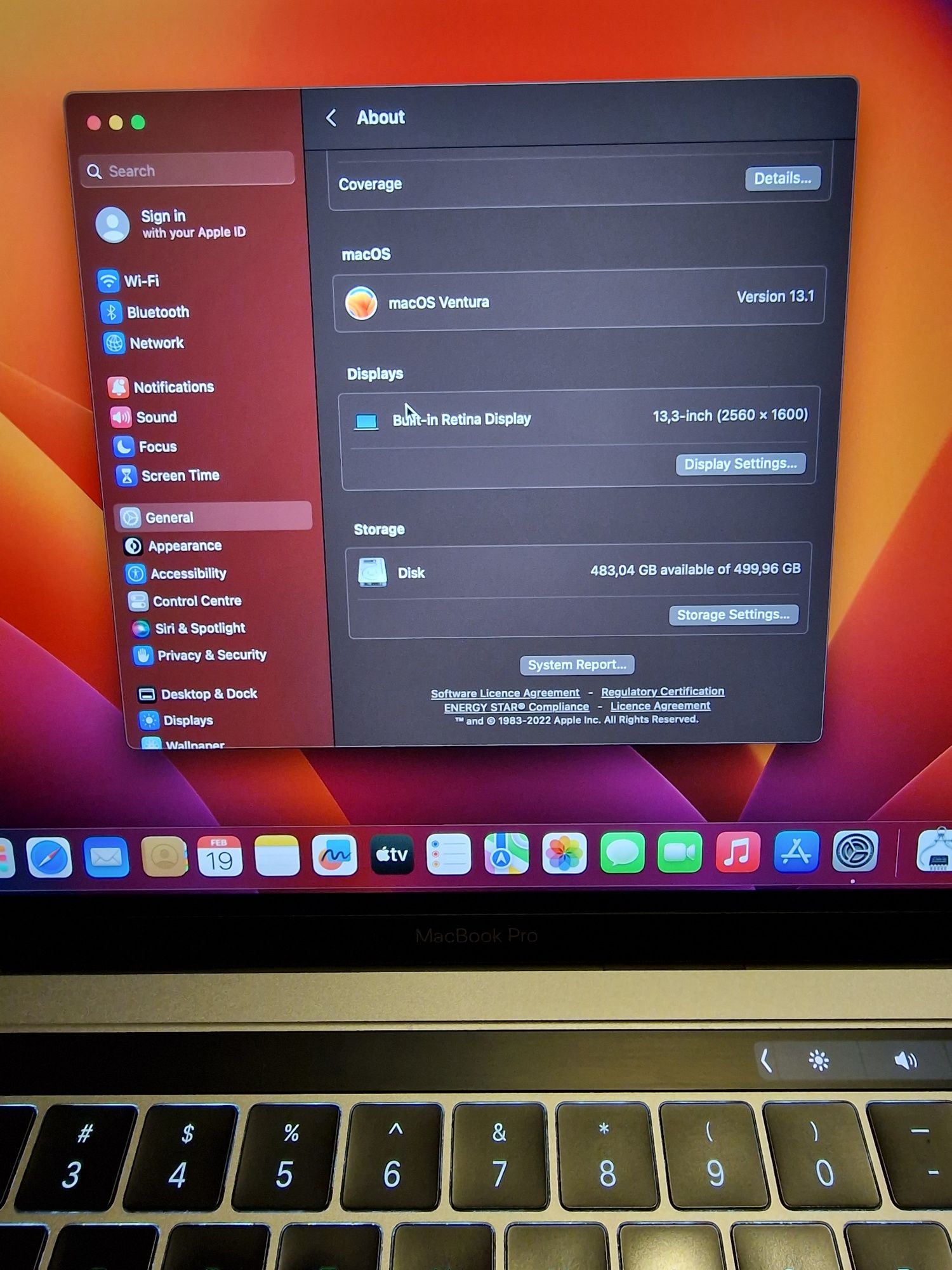 MacBook Pro 13" 2019 TouchBar impecabil!