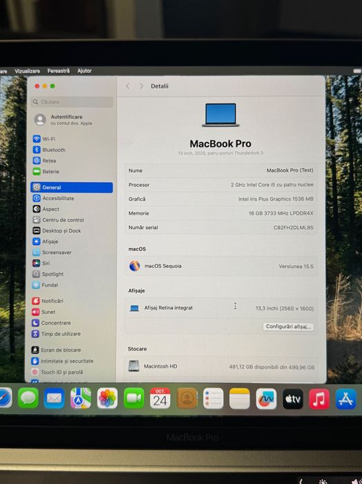 MacBook Pro 13" 2020 Touch Bar Intel i5 512 GB
