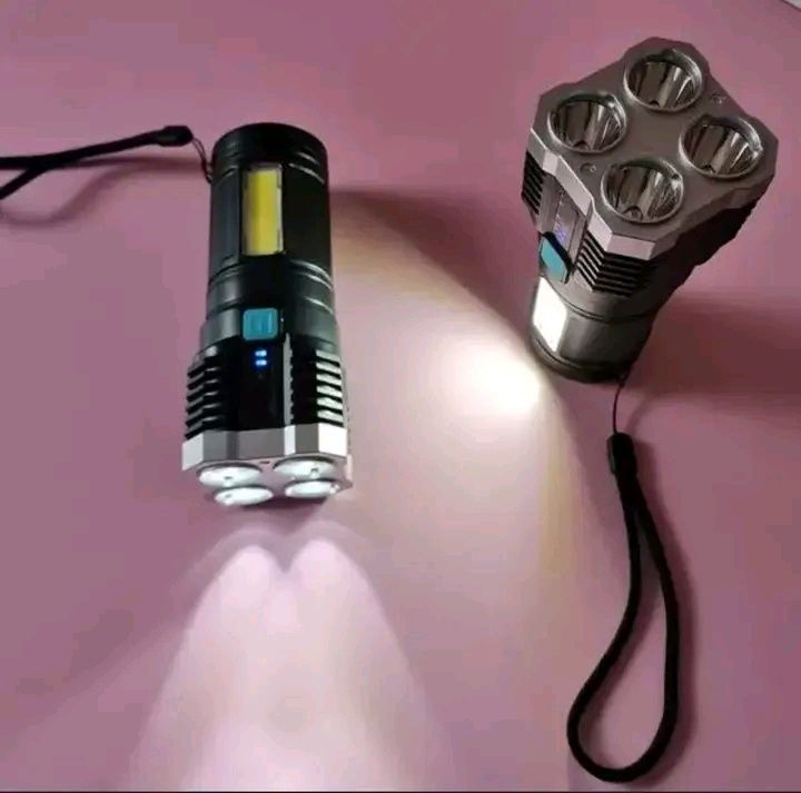 Водоустойчив мощен акумулаторен фенер 4в1
Странична лампа
Индикатор за