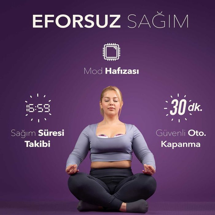 Помпа за кърма Mochi, 4 режима и 15 нива, дигитален дисплей