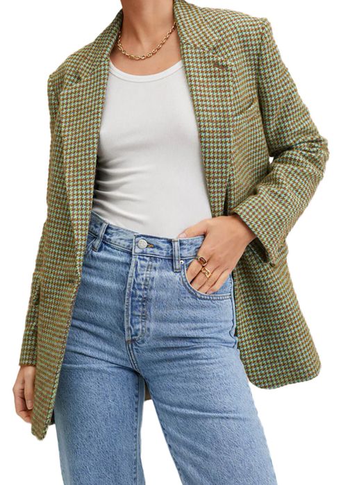 Пиджак как пальто от Mango