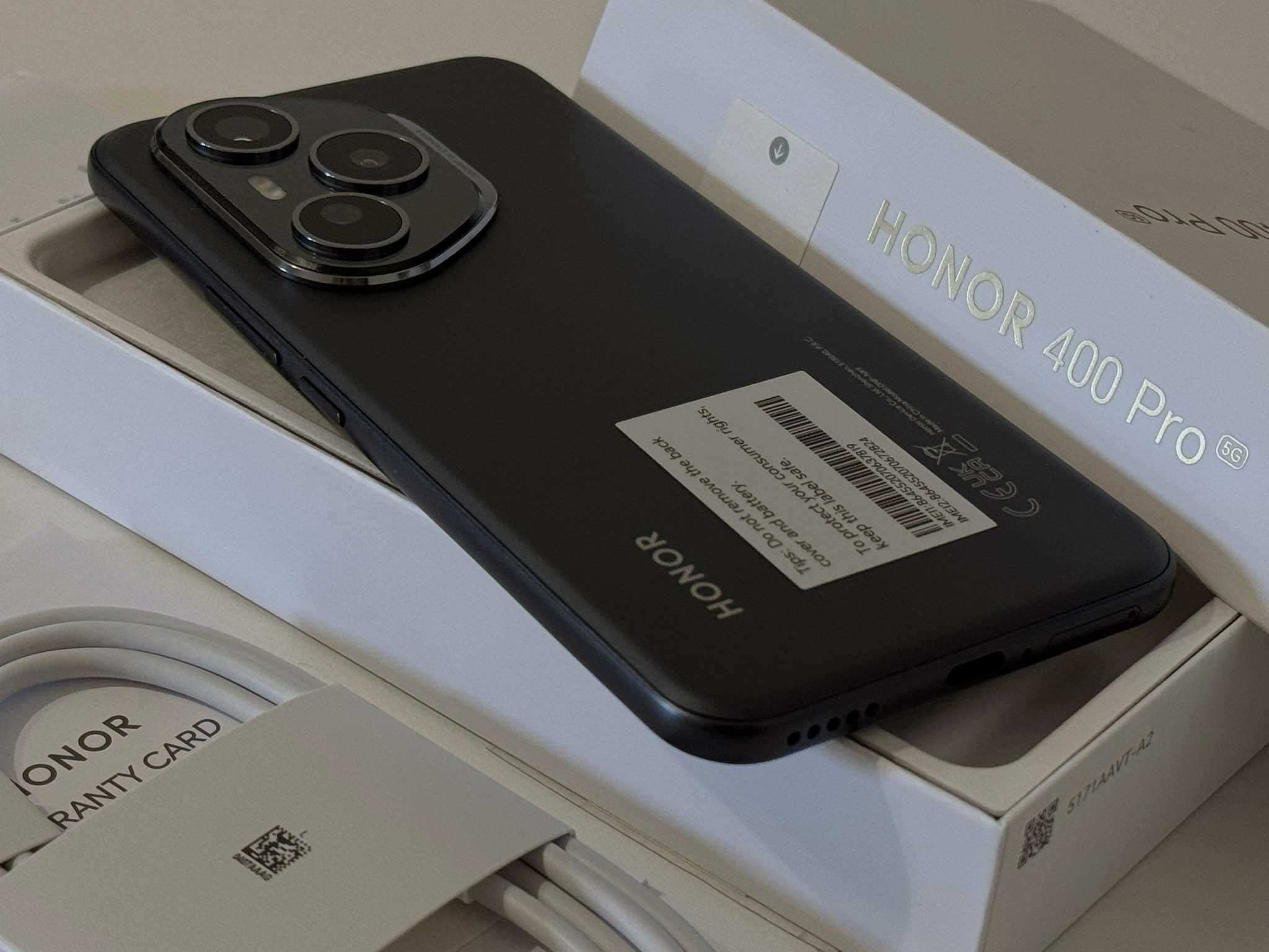 Нов! Гаранция! HONOR 400 Pro 512/12GB Midnight Black (Черен)