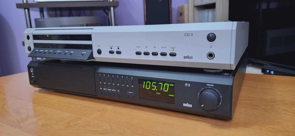 Amplituner Braun R2 + CD Braun CD3 Defect NU Citeste