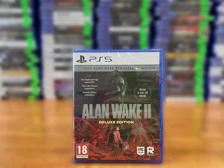 НОВЫЙ*** Alan Wake 2 Deluxe Edition+Alan Remastered PS5/ Алан Уэйк Пс5