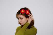 Agrafe floare păr/Flower hair clip