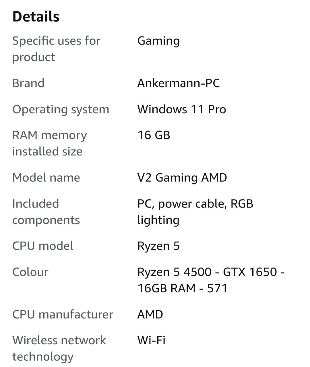 Геймърски | AMD RYZEN 5 4500 GeForce GTX 1650