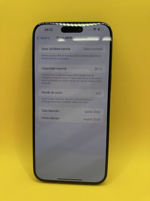 iPhone 15 Pro Max 256 GB Blue Titanium Baterie 95%