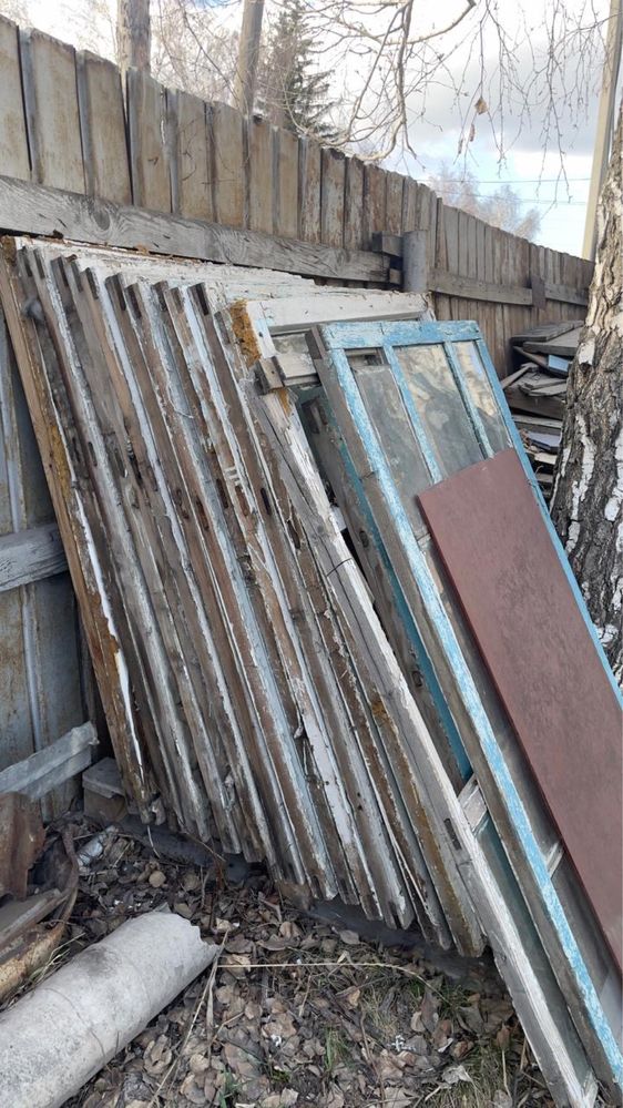 Продам днревянные рамы со стеклом