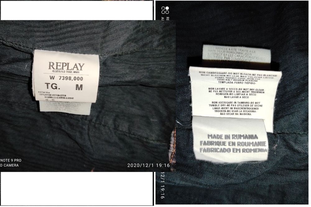 Стильный женский пиджак деним от "Replay"(Италия).Размер:M(Ru-46)