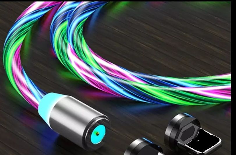 Светещи/LED магнитни USB кабели за зареждане