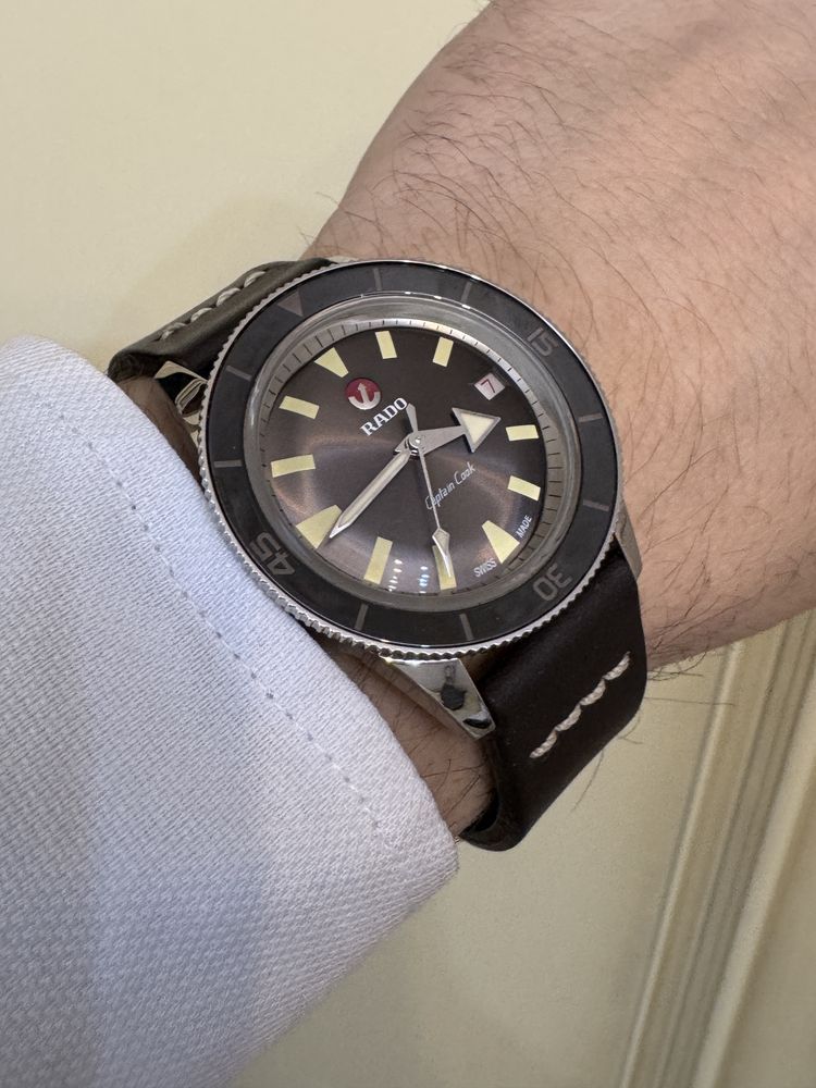 Rar! Rado Captain Cook, Hyperchrome 37mm, automatic. Swiss made.