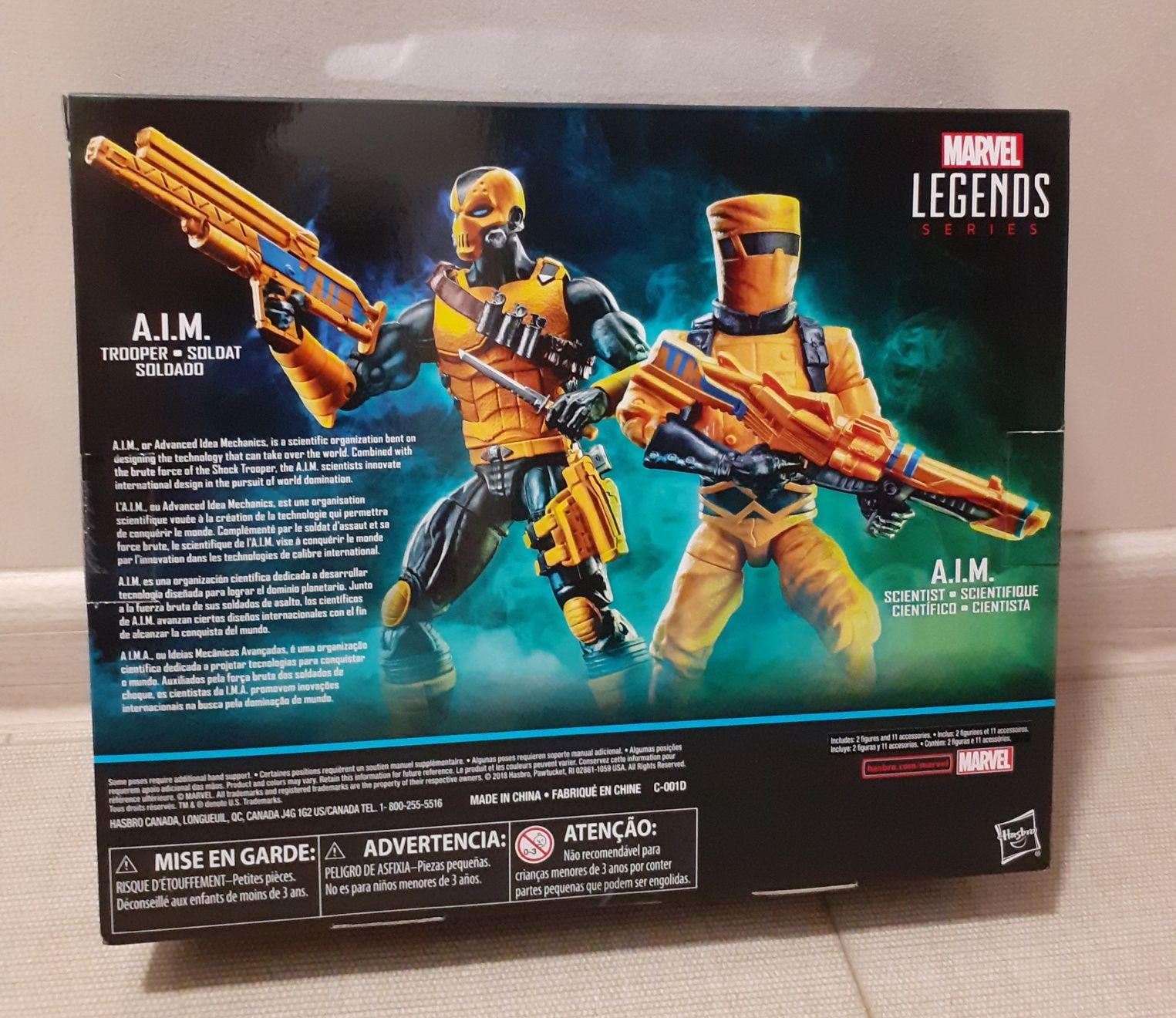 Set figurine Marvel Legends AIM Scientist & AIM Trooper