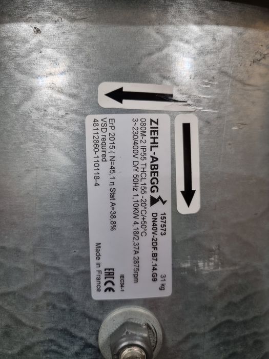 Ventilator tubulatura profesional