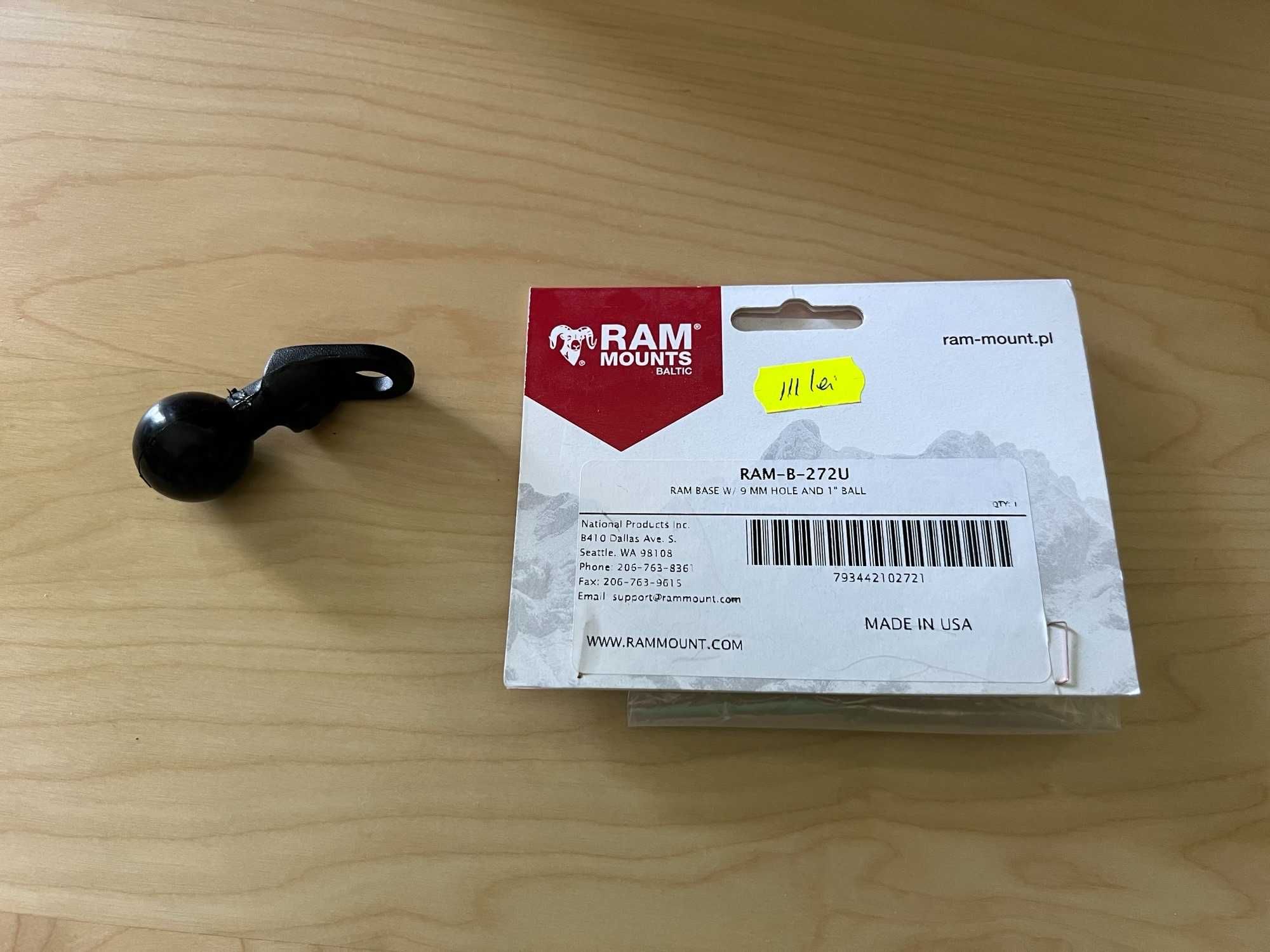 RAM suport telefon si Topcase moto/scuter 46L
