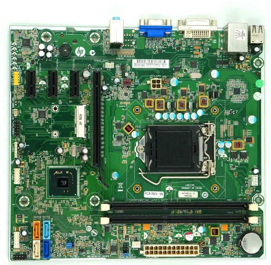 Материнская плата HP  LGA-1155, Процессор Core i5, ОЗУ 8 Гб