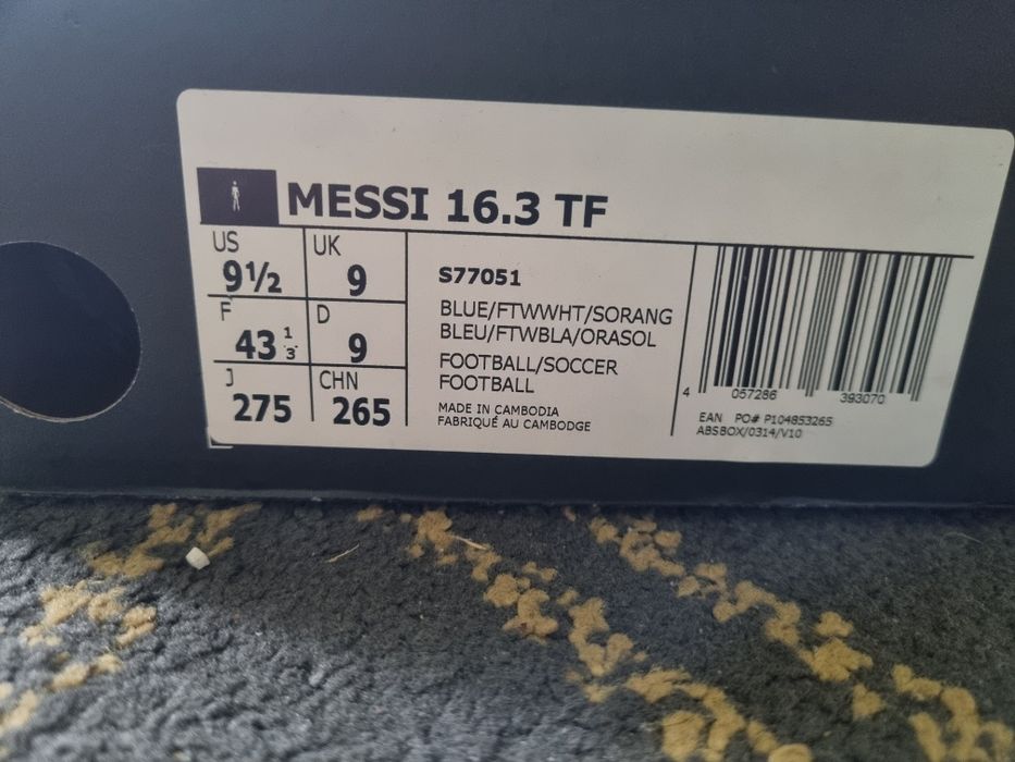 Ghete fotbal sintetic Adidas Messi