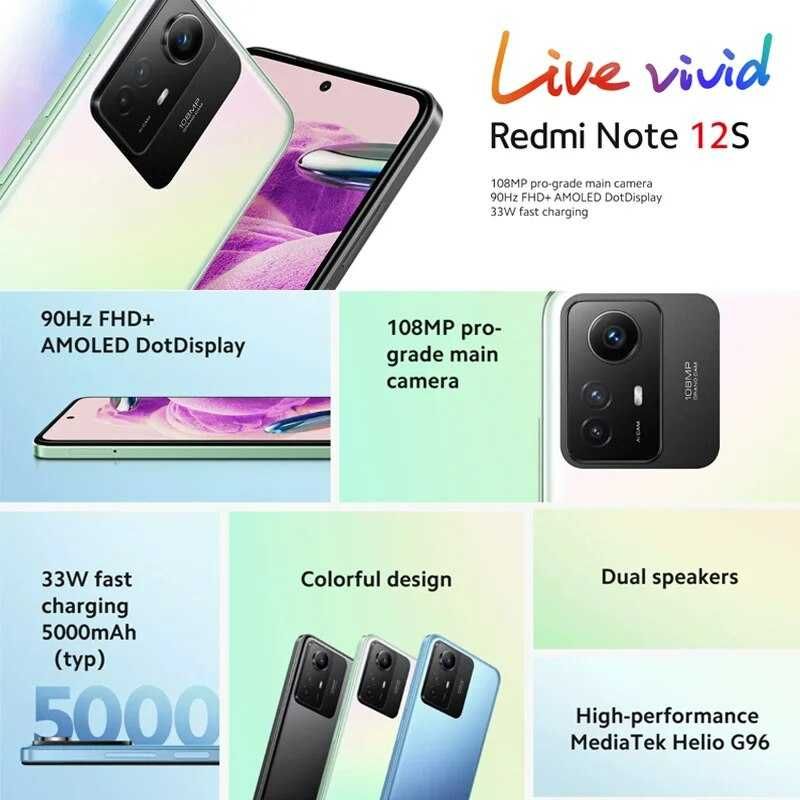 #Rassrochka  Redmi Note 12S 8\256GB Muddatli tolovga