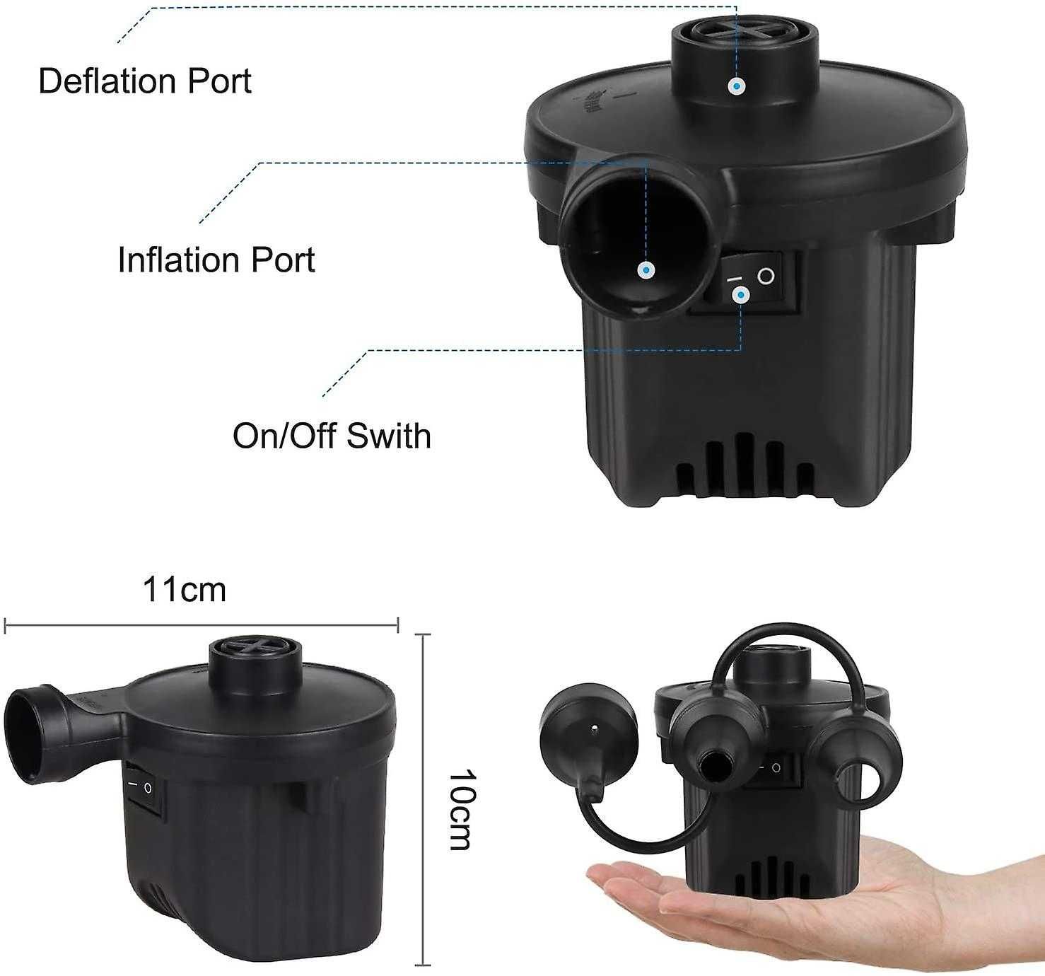 Pompa Saltele Cu 3 Adaptoare Si Alimentare 12V