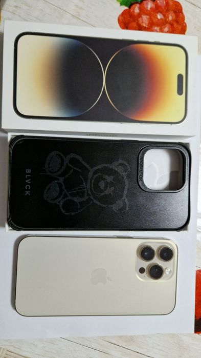 Iphone  14 PRO MAX Gold 128gb IMPECABIL