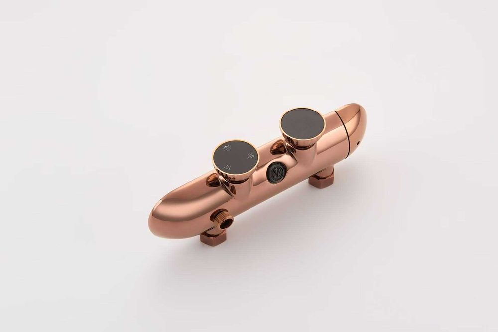 Интелигентна душ система Rose Gold с термостат и LED дисплей D47