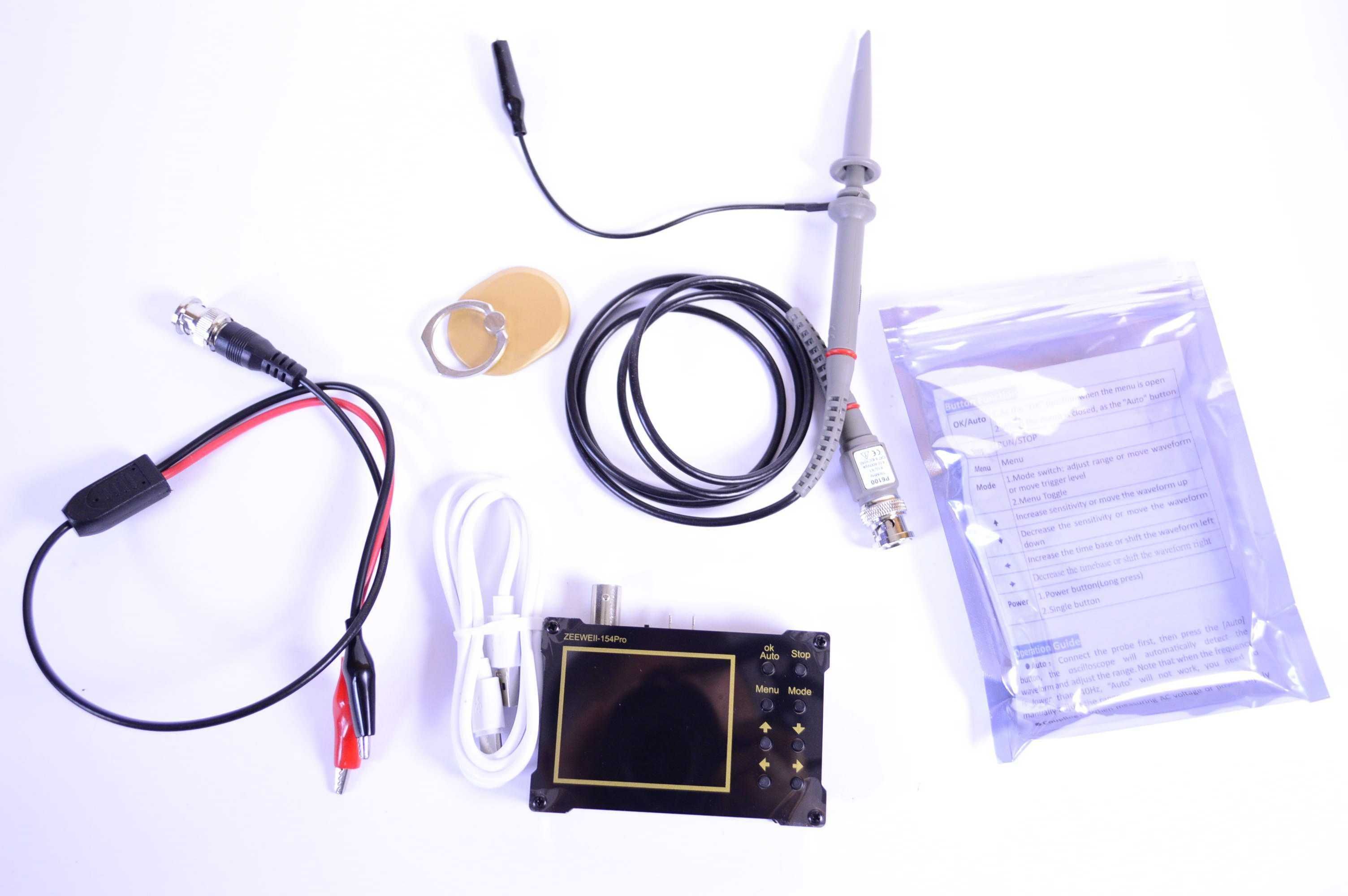 DSO154 Pro малък портативен осцилоскоп 18MHz 40MSa/s Sampling