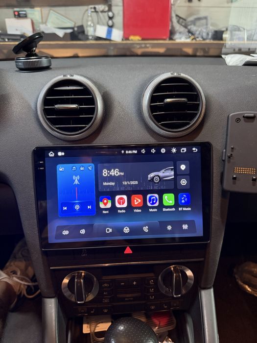 Navigatie Android 14 Audi A3 Carplay Android Auto