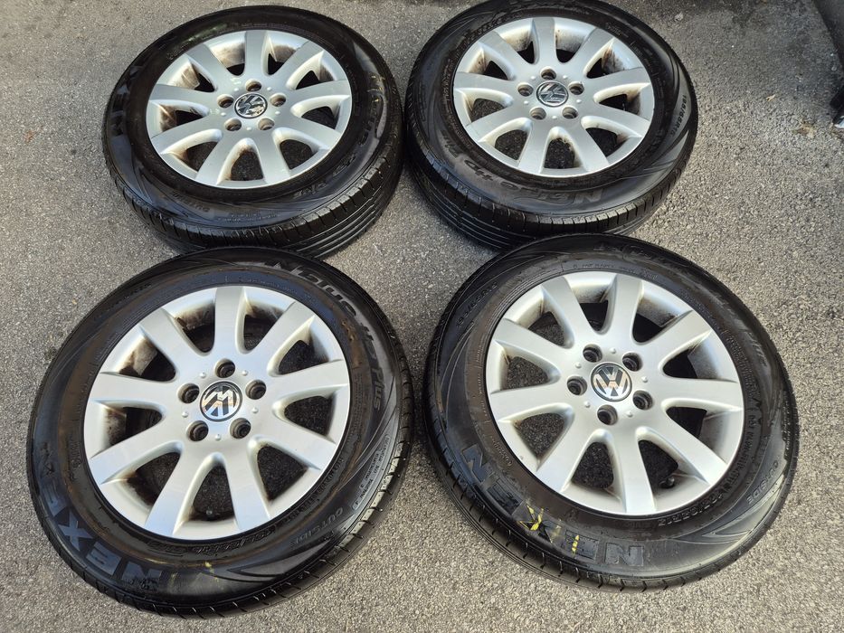 5х112/15 с гуми Фолксваген Ауди Шкода Сеат 5x112/15 VW Skoda Audi Seat