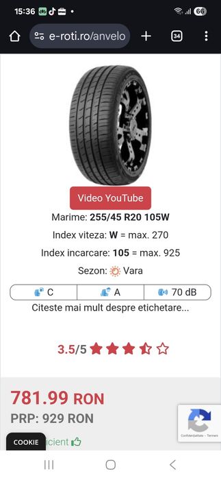 Anvelope Noi 255 45 20 Nexen