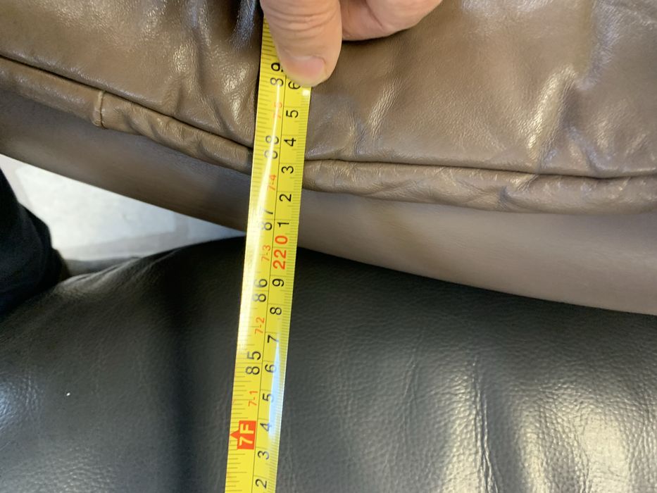 Ъглов диван естествена кожа