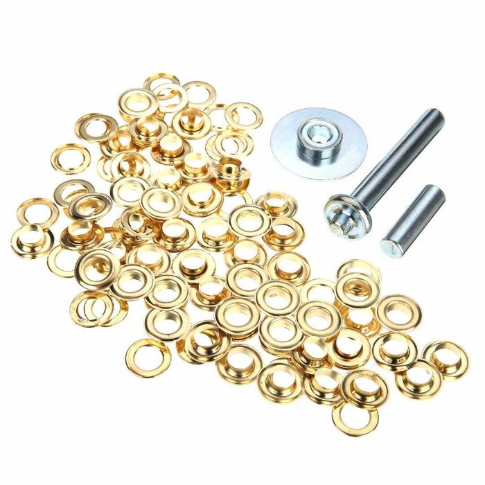 Dispozitiv fixare capse + 100 capse pentru prelata cort, folie! Noi!