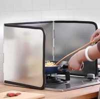 Экран защитный для плиты от брызг масла на кухне или пикнике от ветра