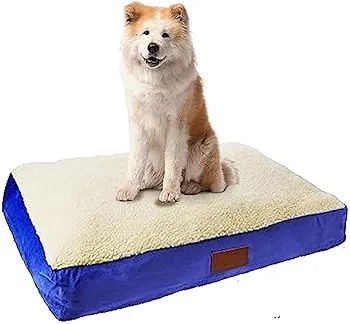 Легло за кучета Ellie-Bo от мемори пяна, средно голямо, М размер 76 см