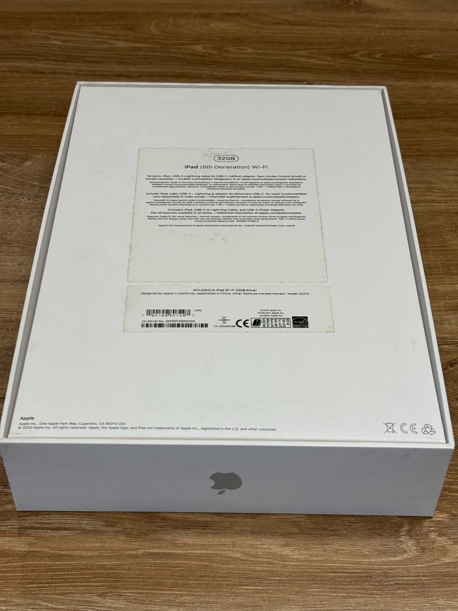 Таблет Apple iPad 10.2 8th Gen A2270 (2020) 32GB Wi-Fi