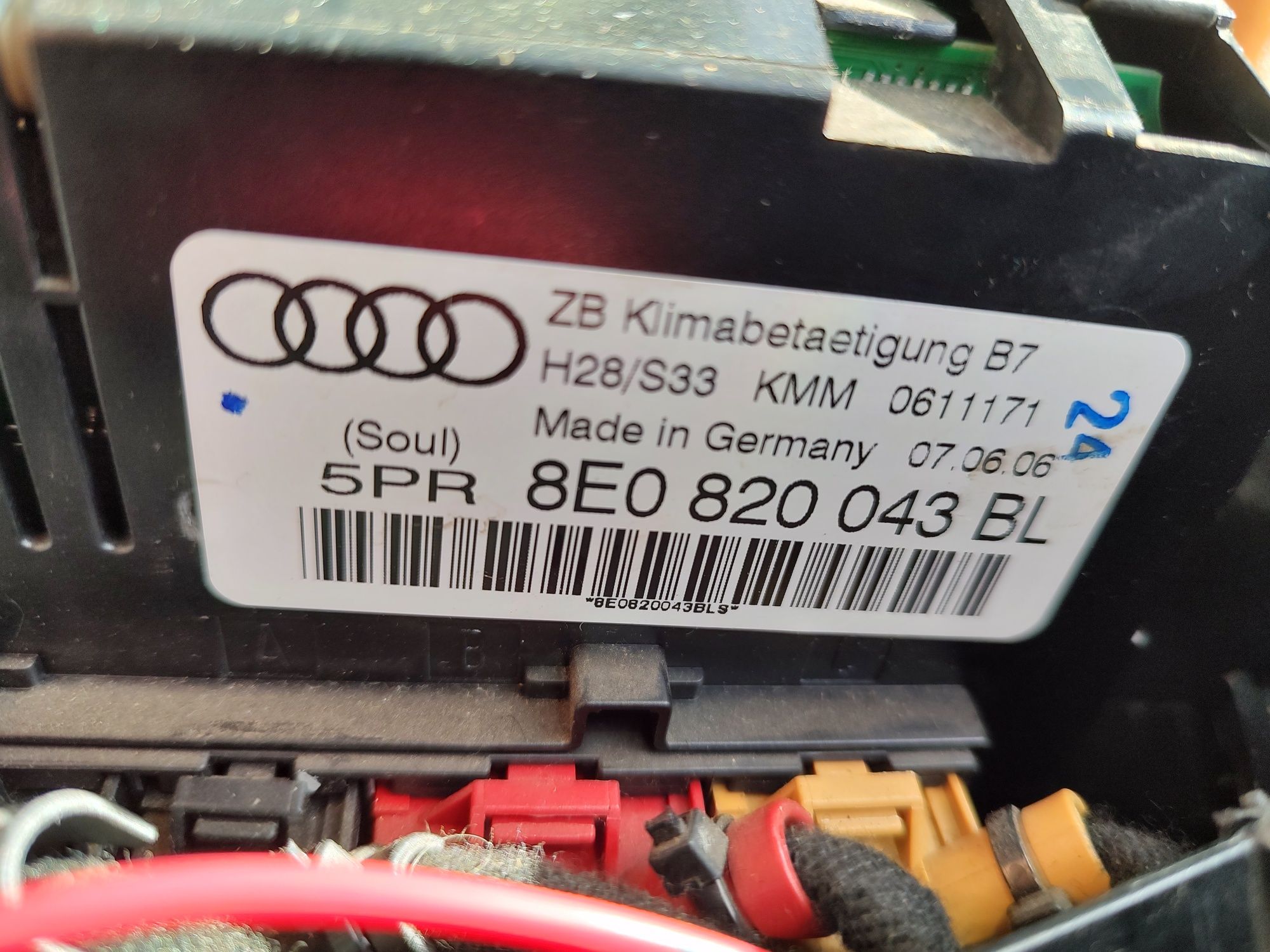 Panou clima Audi A4 B7