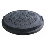 Capac de canalizare clasa A-15 (seria Europa) negru