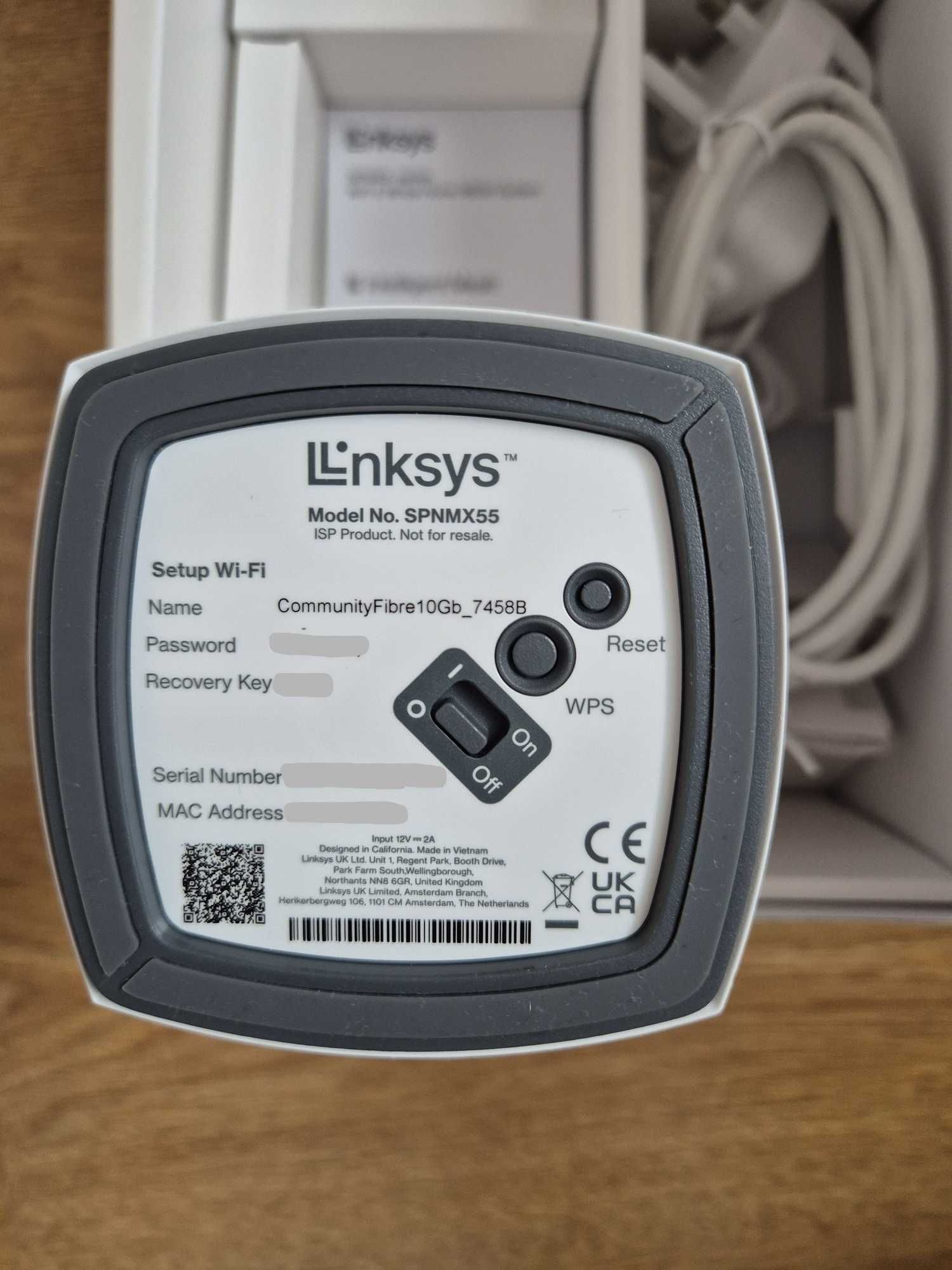 Wifi6 / AX Рутер Linksys SPNMX55/MX5500 (поддържа DD-WRT / OpenWRT)