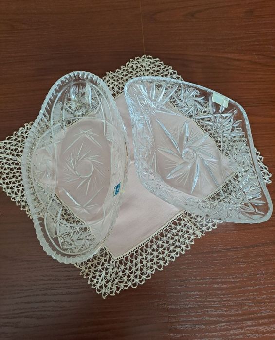 Кристални купички с красиви орнаменти