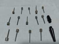 Ace metalice, marime universala, pentru umflat mingi de sport