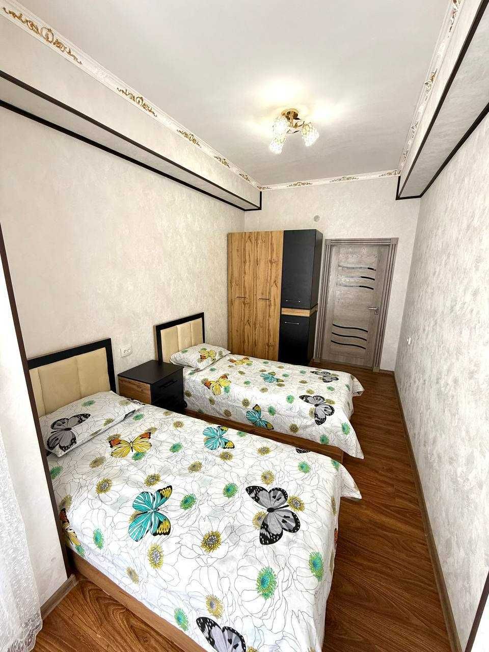 3 хоналик квартира 5 этаж янги лифтлик дом, крытый чорраха