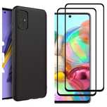 Husa Silicon Prem Case si Folie Sticla Samsung A12/A13/A14/A15/A06/A16