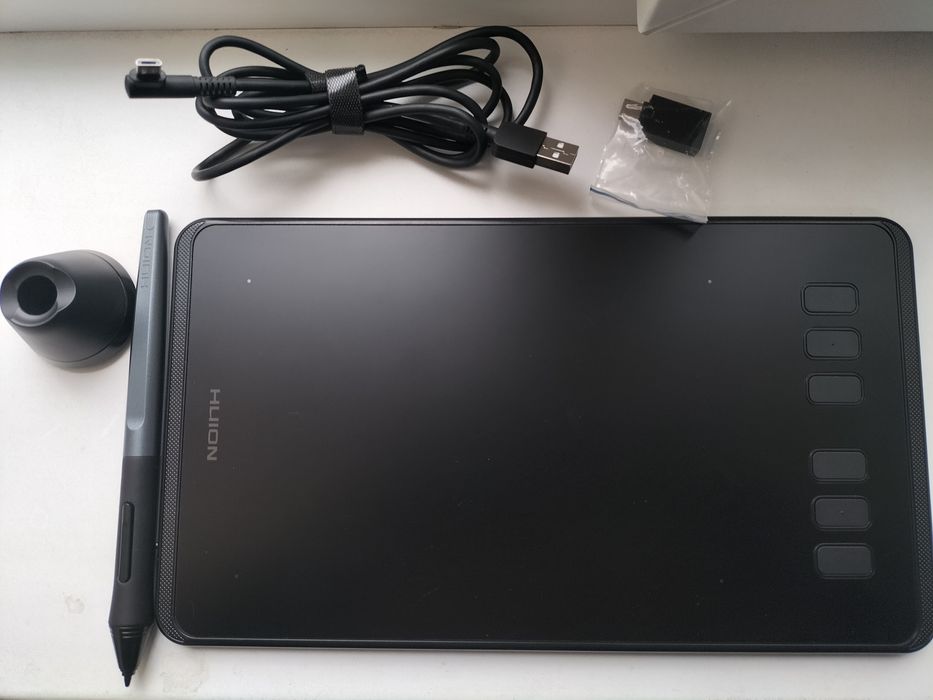 Графический планшет HUION H640P черный