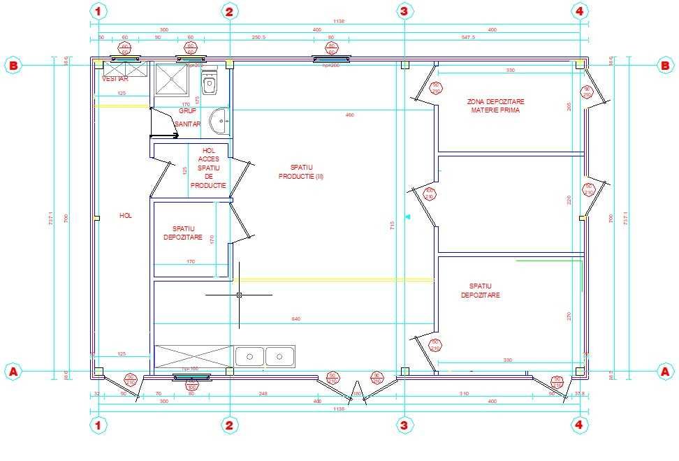 Inchiriez hala- spatiu de productie 80 mp