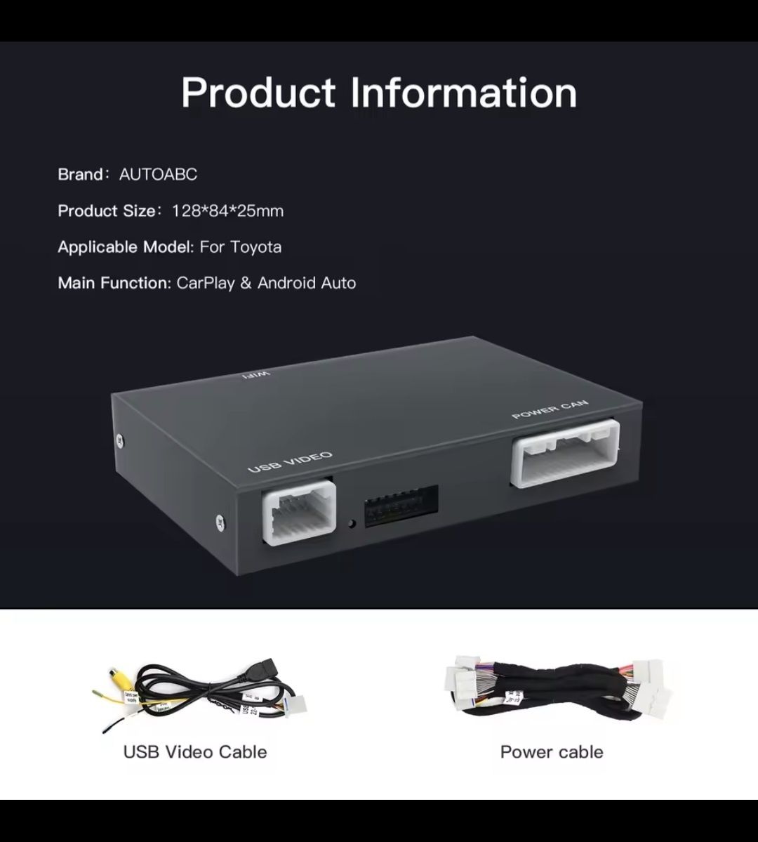 Carplay Android Toyota Entune2 и  Touch2 (2014-2019)